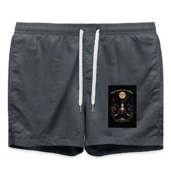 B0E4938C 0F0C 4ACB AF61 0519AA5AC420 - Badeshorts - Anthrazit - Vorne - AI Model Male 185 light (185cm)