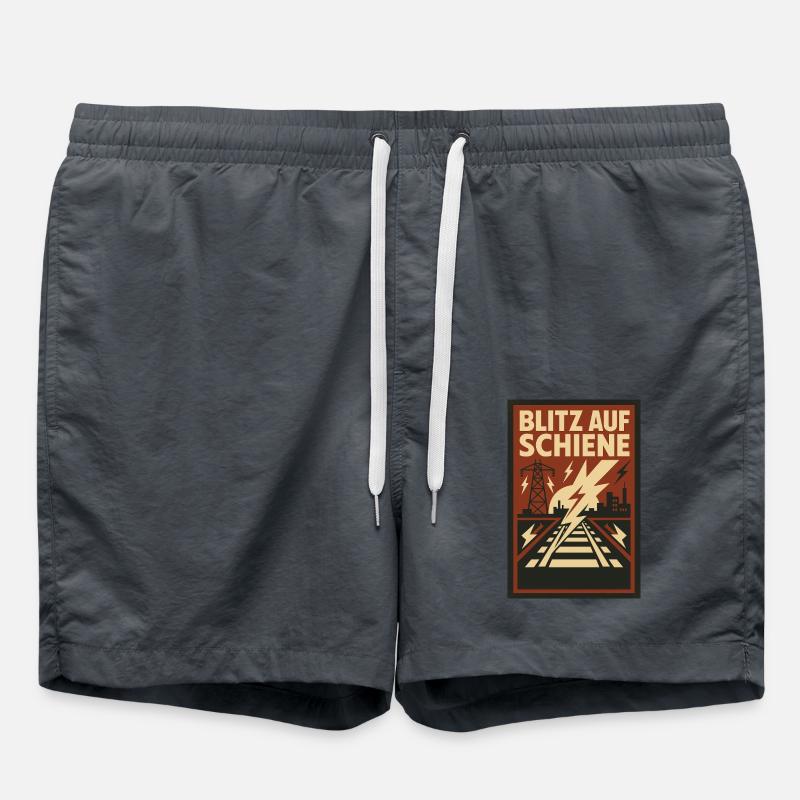Chemin de fer Blitz - Short de bain - charbon
