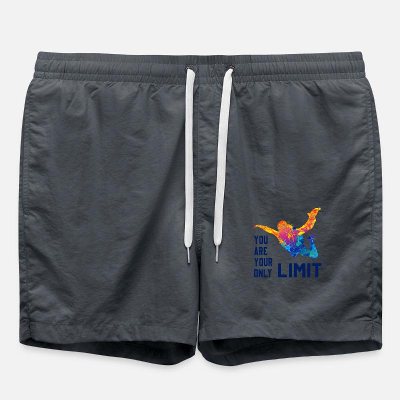Skydive Skydiver Skydiver Freefall - Swim Trunks - anthracite