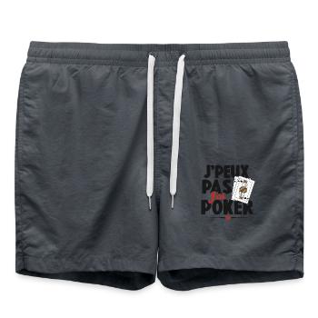 Je Peux Pas J'ai Poker Cadeau - Short de bain - charbon - Devant - AI Model Male 185 light (185cm)