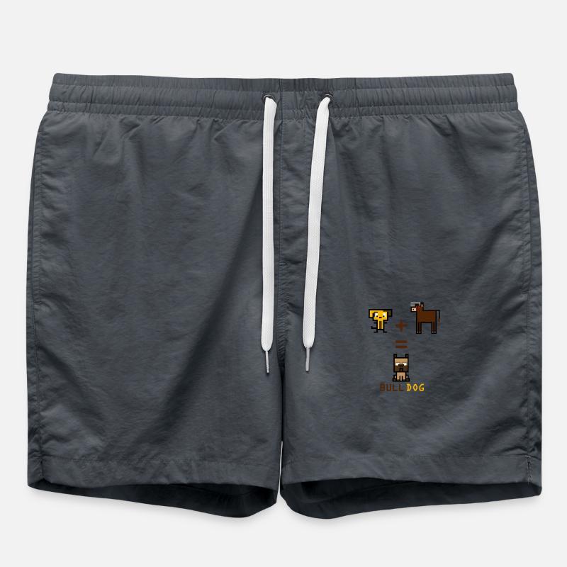 dog breed - Swim Trunks - anthracite