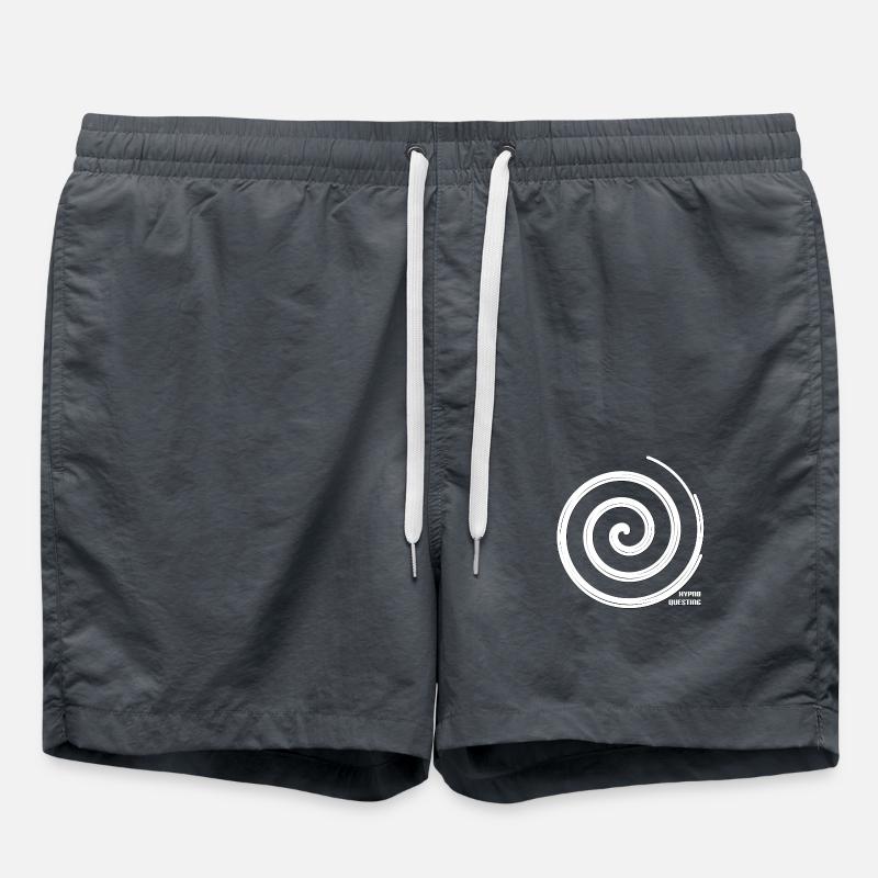 Spirale hypnotique par Hypnoquesting - Short de bain - charbon