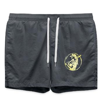 Baseball Woman - Swim Trunks - anthracite - Front - AI Model Male 185 light (185cm)