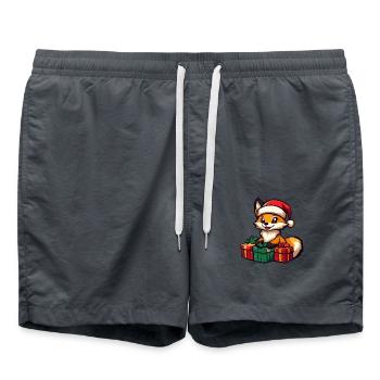 Cadeaux de Noël Fox - Short de bain - charbon - Devant - AI Model Male 185 light (185cm)