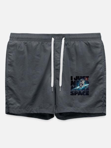 I JUST NEED MORE SPACE - Swim Trunks - anthracite