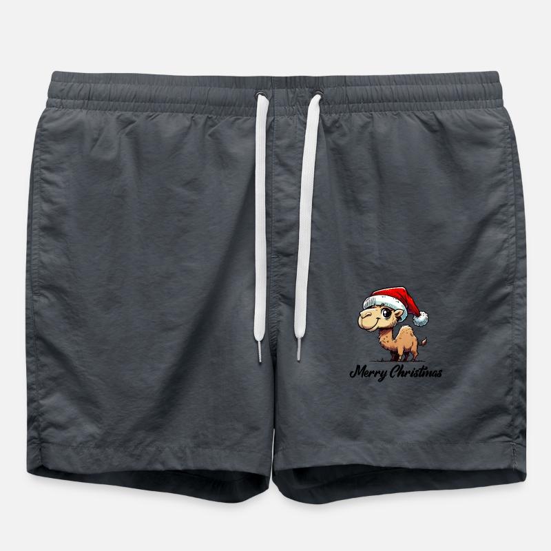 camel - Swim Trunks - anthracite