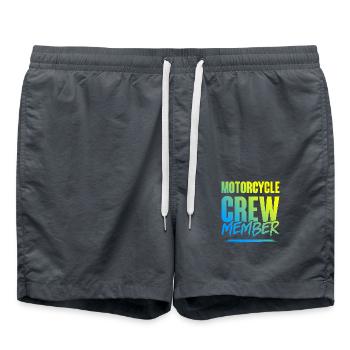 Équipage de motos - Short de bain - charbon - Devant - AI Model Male 185 light (185cm)