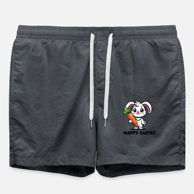 Rabbit Rabbit Comic - Swim Trunks - anthracite