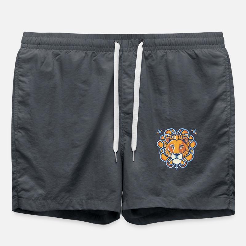Hose Bee Lion - Swim Trunks - anthracite