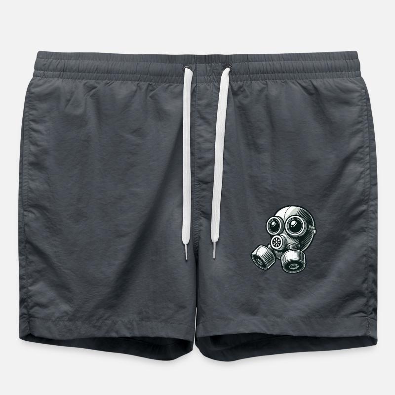 gas mask - Swim Trunks - anthracite
