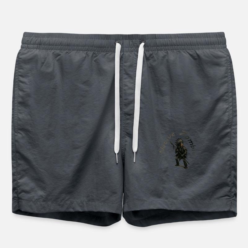 Native Zombie - Swim Trunks - anthracite
