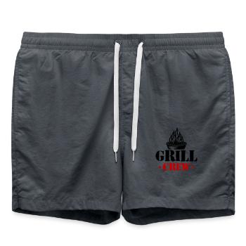 Grillades Crew Grillades - Short de bain - charbon - Devant - AI Model Male 185 light (185cm)