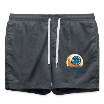 Szczepanowice – wo die Zeit langsamer vergeht - Badeshorts - Anthrazit - Vorne - AI Model Male 185 light (185cm)