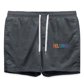 HELSINKI - Badeshorts - Anthrazit - Vorne - AI Model Male 185 light (185cm)