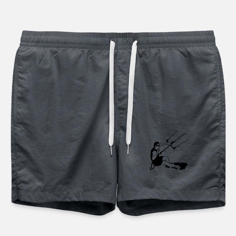 kitesurfer - Swim Trunks - anthracite