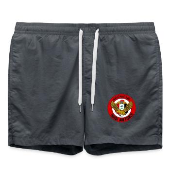 Armée de l'air irakienne armée de l'air irakienne Fliegerabzeichen - Short de bain - charbon - Devant - AI Model Male 185 light (185cm)