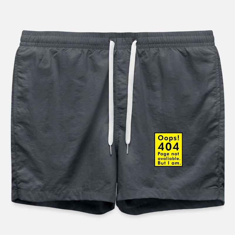 Erreur 404 - Short de bain - charbon