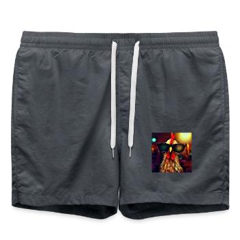 Fancy Chicken I - Badeshorts - Anthrazit - Vorne - AI Model Male 185 light (185cm)