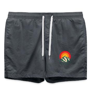 POWERMADL by WASOMA - Badeshorts - Anthrazit - Vorne - AI Model Male 185 light (185cm)