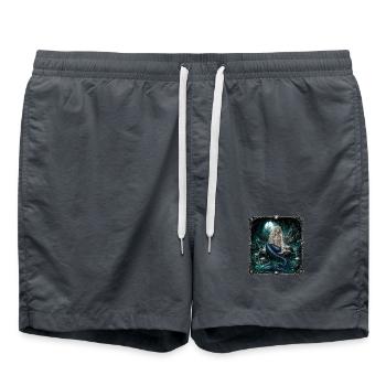Meerjungfrau – Der Albtraum der Seeleute - Badeshorts - Anthrazit - Vorne - AI Model Male 185 light (185cm)
