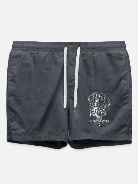 Münsterlander Papa Chiens Münsterländer Wilsigns - Short de bain - charbon