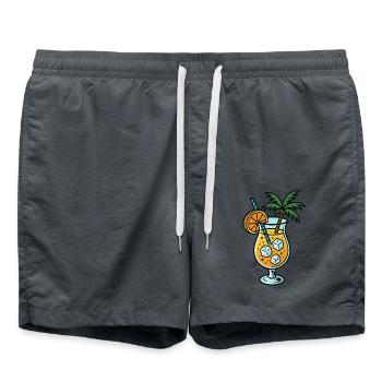 cocktail 2 - Badeshorts - Anthrazit - Vorne - AI Model Male 185 light (185cm)