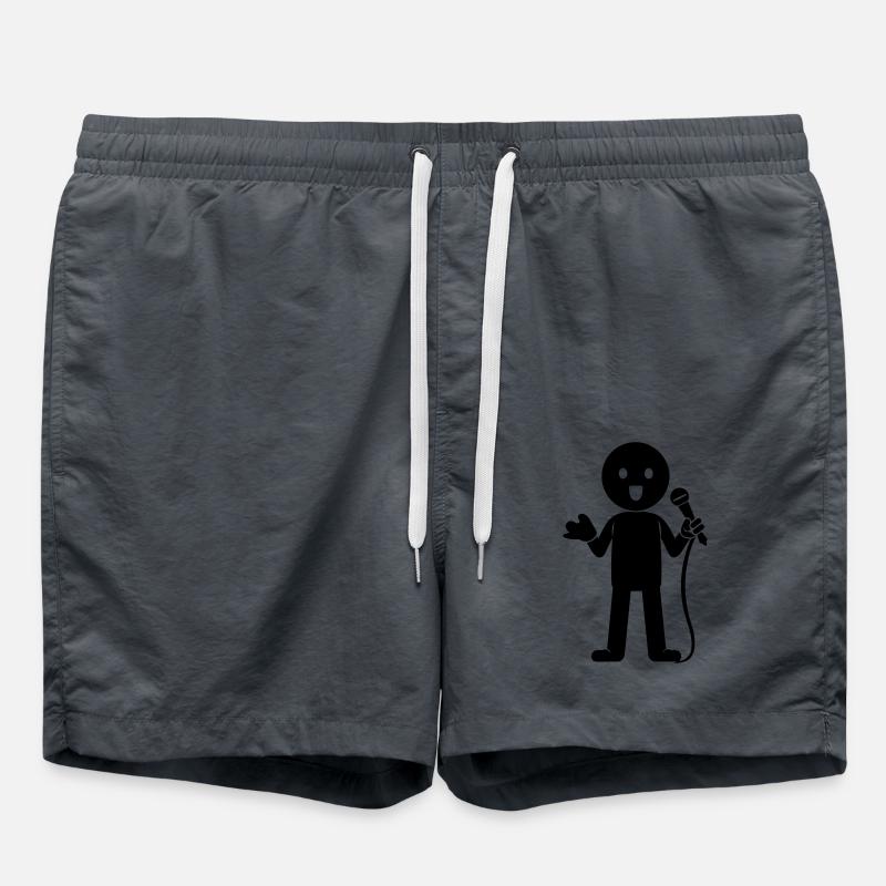 Entertainer Singer - Swim Trunks - anthracite