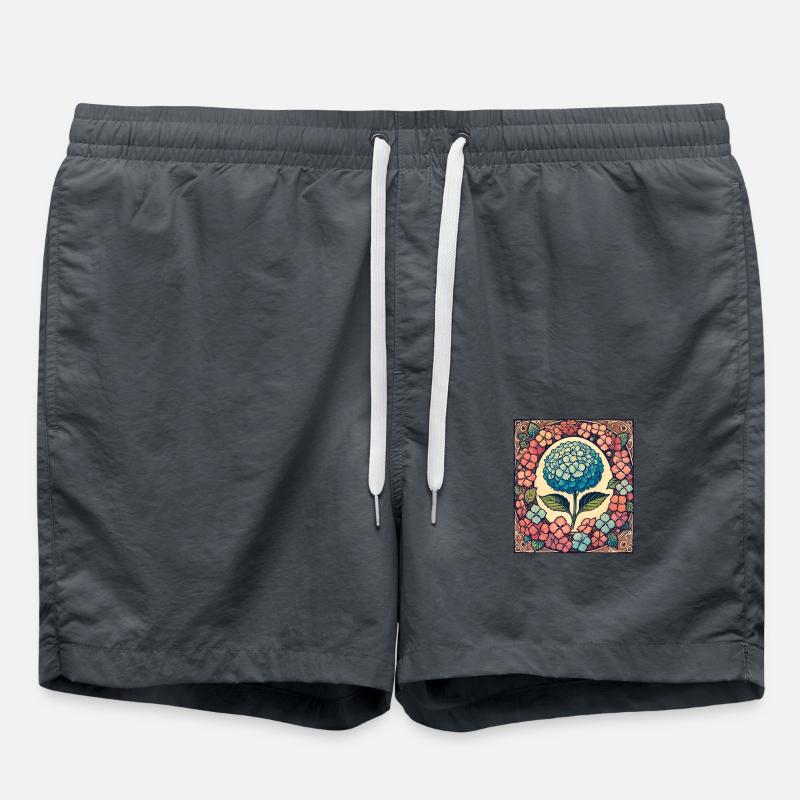 Hydrangea - Swim Trunks - anthracite