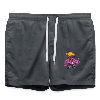 Octopus Hiver - Short de bain - charbon - Devant - AI Model Male 185 light (185cm)