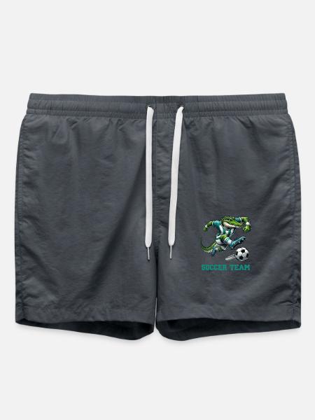 Crocodile Soccer Soccer - Swim Trunks - anthracite