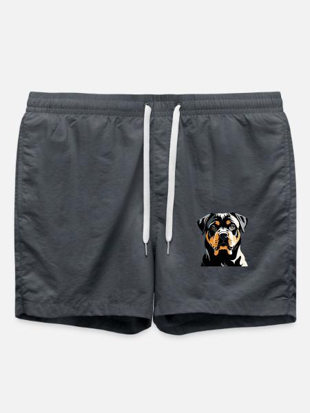 Rottweiler - Pet Dog Sticker - Swim Trunks - anthracite