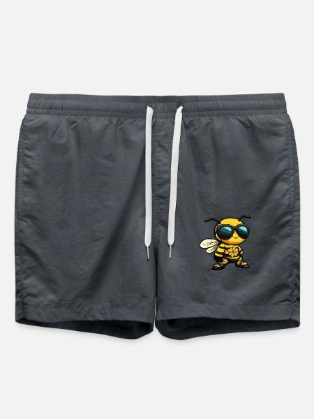Bee Comic Holiday - Swim Trunks - anthracite