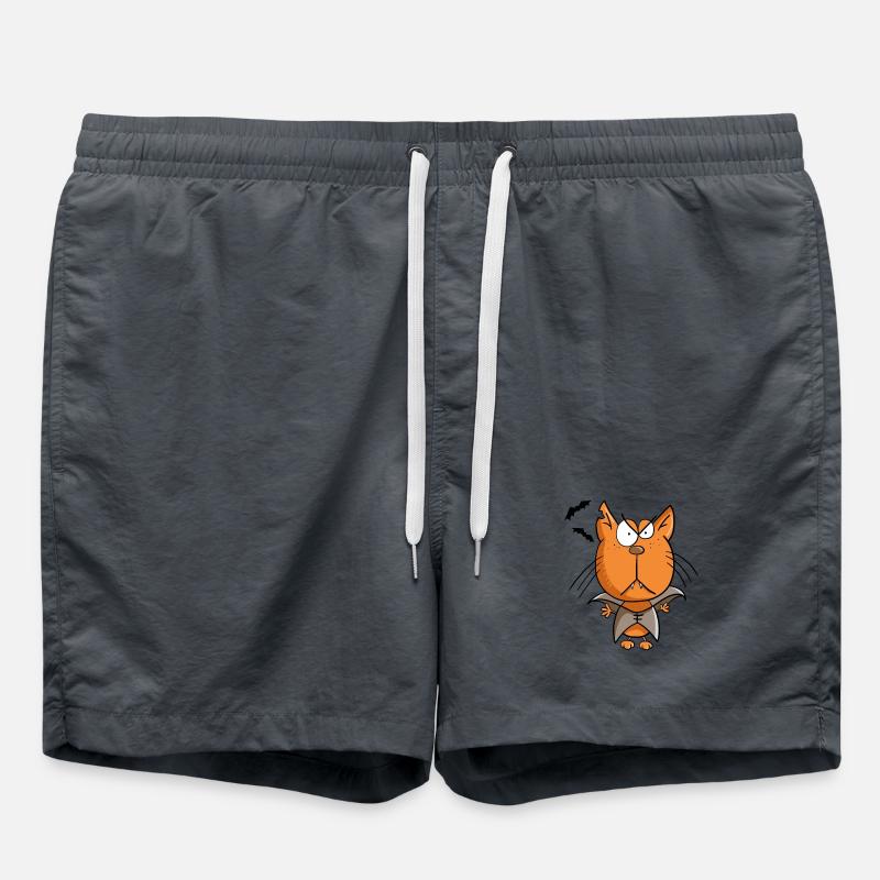 Vampire Cat I Halloween - Short de bain - charbon