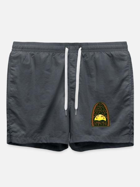 Sonnenaufgang - Runen - Heimkehr - Badeshorts - Anthrazit
