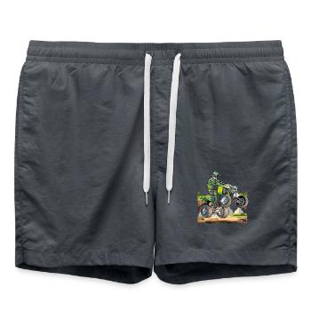 Motocross, quad tout-terrain - Short de bain - charbon - Devant - AI Model Male 185 light (185cm)