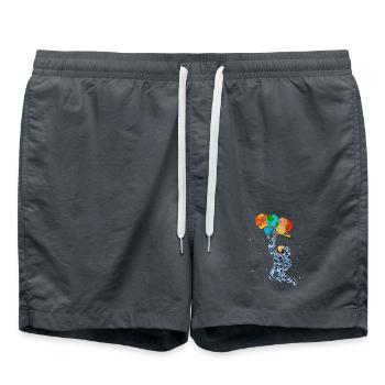 Maillot des Ballons de la planète Astronaute - Short de bain - charbon - Devant - AI Model Male 185 light (185cm)
