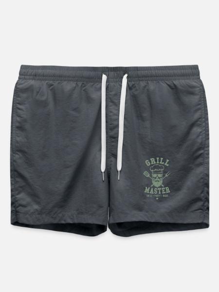 GRILL MASTER GRILL PARTY BEER Skull - Swim Trunks - anthracite