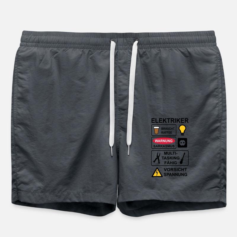 Electrician - Swim Trunks - anthracite