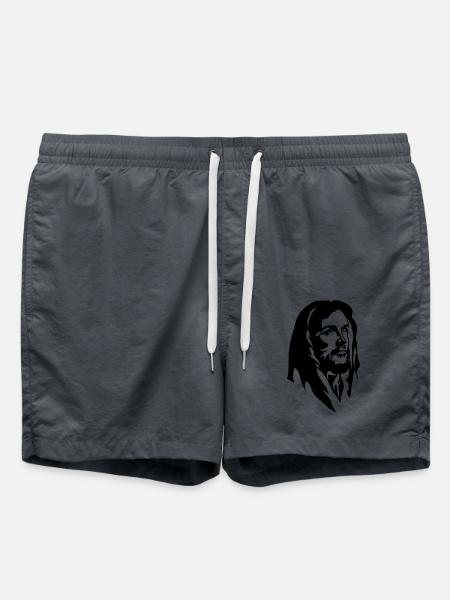 Jesus. - Swim Trunks - anthracite