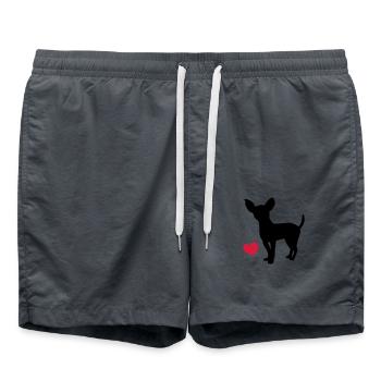 Chihuahua - Swim Trunks - anthracite - Front - AI Model Male 185 light (185cm)