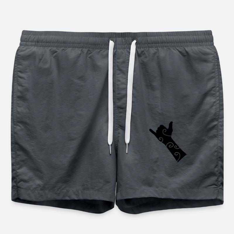 hand - Swim Trunks - anthracite
