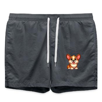 corgi 13 - Short de bain - charbon - Devant - AI Model Male 185 light (185cm)
