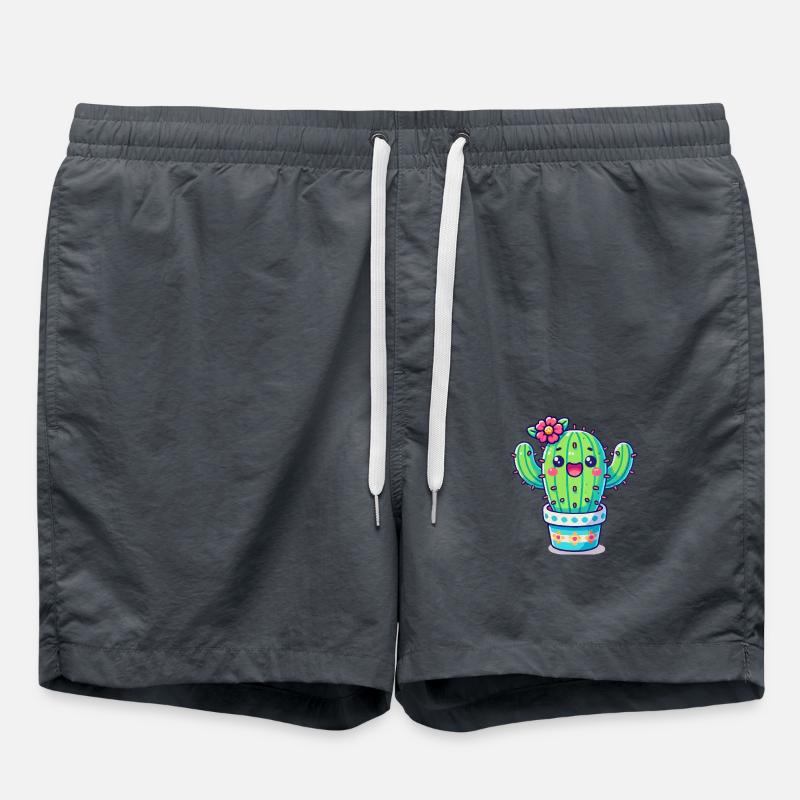 cactus - Swim Trunks - anthracite
