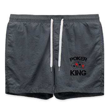 Roi du poker - Short de bain - charbon - Devant - AI Model Male 185 light (185cm)