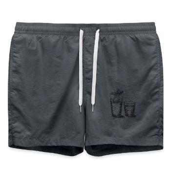 Goldfish - Swim Trunks - anthracite - Front - AI Model Male 185 light (185cm)
