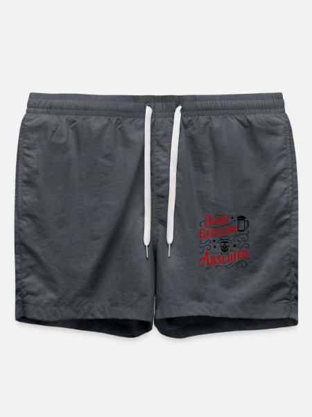 Junggesellenabschied Party Bier - Badeshorts - Anthrazit
