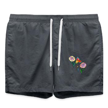 Fleur - Short de bain - charbon - Devant - AI Model Male 185 light (185cm)