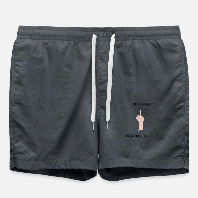 Hello Monday - Swim Trunks - anthracite