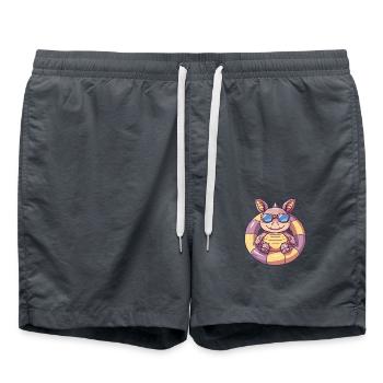 Armadillo Comic Cool - Swim Trunks - anthracite - Front - AI Model Male 185 light (185cm)