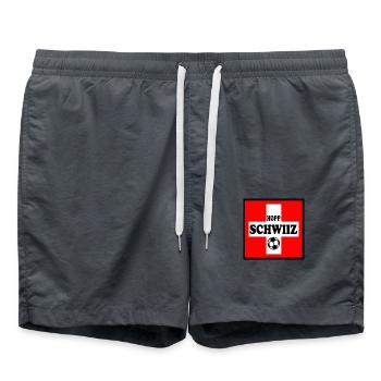 Suisse - Short de bain - charbon - Devant - AI Model Male 185 light (185cm)